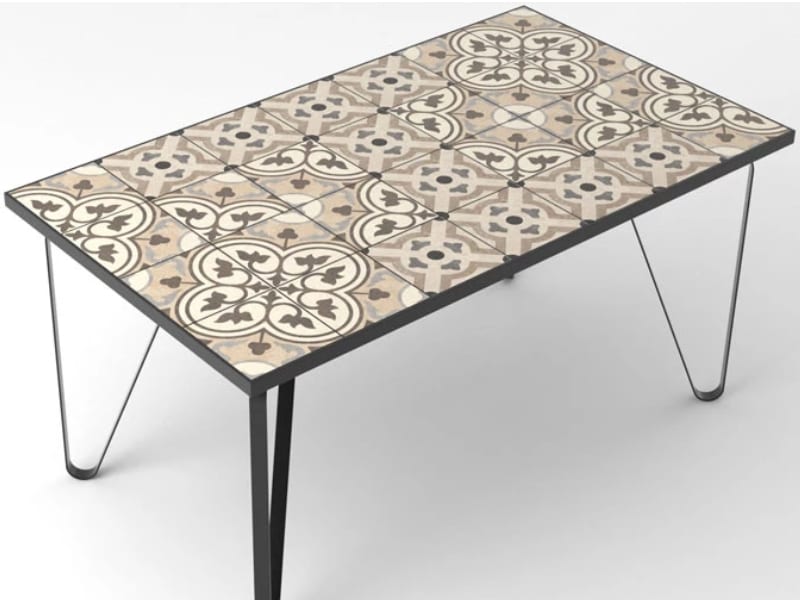 Carola Ceramic Tiled Dining Table