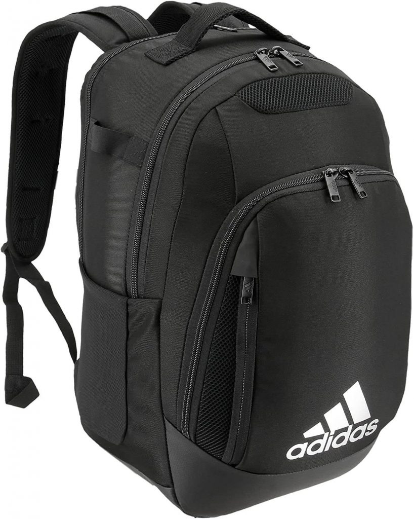A black addidas essential backpack